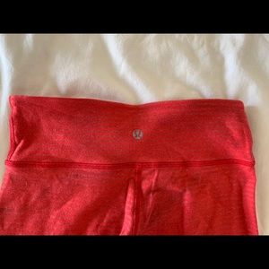 Red lululemon leggings